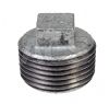 Malleable Iron Hollow Blanking Plug 1/4 - 2