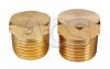 Brass Hollow Hex Male BSPT and NPT Blanking Plug