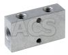 Aluminium Single Side BSP  Manifold 1/8 - 1/2