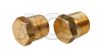 Brass Solid Hex Male BSPT and NPT Blanking Plug