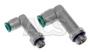 Olab Push in Stud Extended Elbow 4mm - 10mm 
