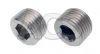 Plug Nickel Plated Brass Int Hex 1/8 - 1/2 BSPT