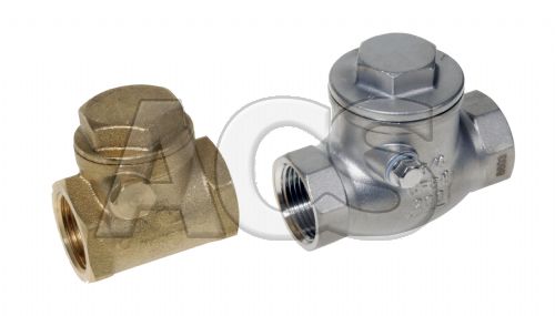 Swing Check Valve - Brass/Stainless Steel 3/8
