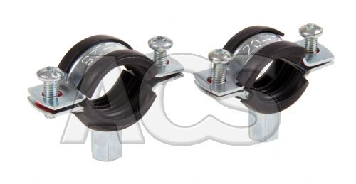 Rubber Lined Pipe Clips 12mm - 254mm