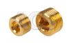 Plug Brass Internal Hex 1/8 - 2 BSPT & NPT