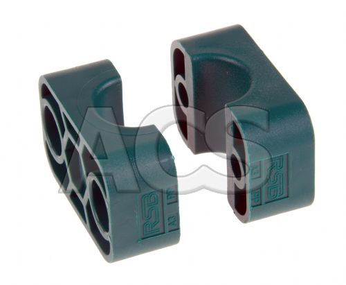 Single Std Smooth Tube Clamp Jaws (Polypropylene)