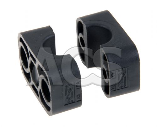 Single Std Tube Smooth Clamp Jaws (Polyamide 6)
