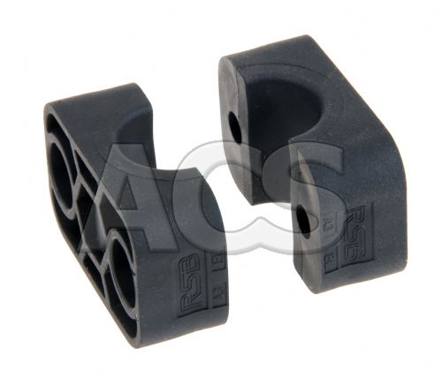 Single Std Tube Smooth Clamp Jaws (TPE Rubber)