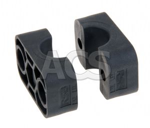 Single Std Tube Smooth Clamp Jaws (TPE Rubber)