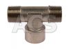 Nickel Plated Brass Centre Leg Female BSP Tee