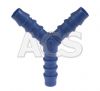 Nylon Barbed Y Hose Connector 4 - 17mm